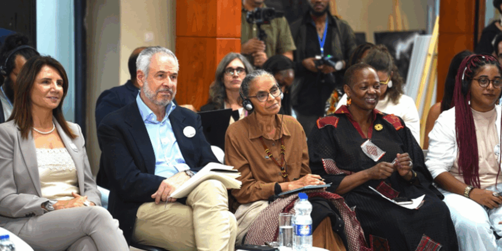 Marina defende fim do uso de combustíveis fósseis em evento na Etiópia marina-defende-fim-do-uso-de-combustiveis-fosseis-em-evento-na-etiopia