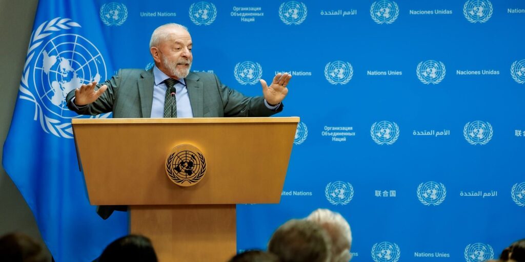Brasil vai cobrar ONU sobre criação de Estado palestino, diz Lula brasil-vai-cobrar-onu-sobre-criacao-de-estado-palestino,-diz-lula